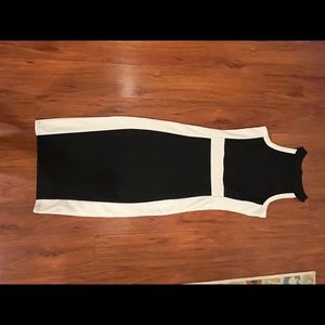 Colour block sleeveless bodycon dress